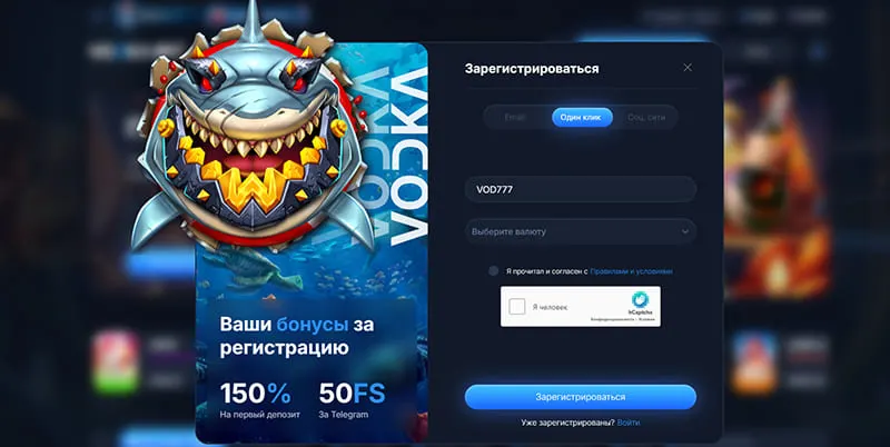 Vodka — Доступ